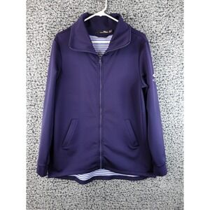 RLX Ralph‎ Lauren Jacket Mens M Navy Blue Full Zip Golf Mock Neck Bandon Dunes